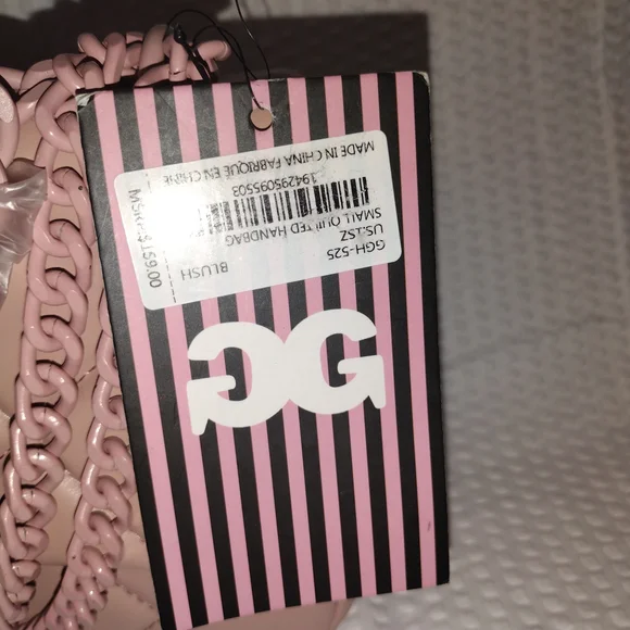 Gilda Paris Blush Pink Quilted Shoulder Bag MSRP$159 10"x7" x3" - Picture 5 of 9